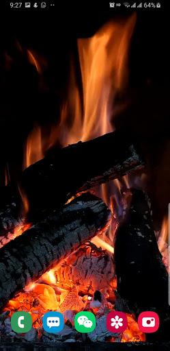 ۳D Fire Video Live Wallpaper PRO - عکس برنامه موبایلی اندروید