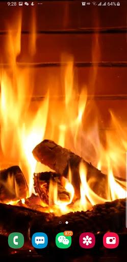 ۳D Fire Video Live Wallpaper PRO - عکس برنامه موبایلی اندروید