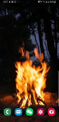 ۳D Fire Video Live Wallpaper PRO - عکس برنامه موبایلی اندروید