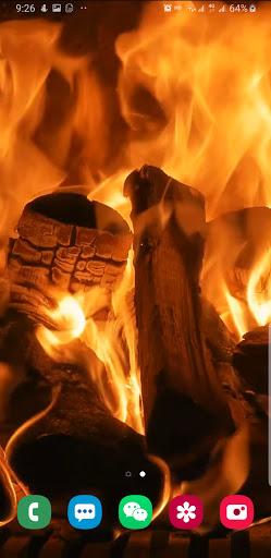 ۳D Fire Video Live Wallpaper PRO - عکس برنامه موبایلی اندروید