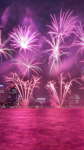 Fireworks New Year Eiffel Tower Live Wallpaper - عکس برنامه موبایلی اندروید