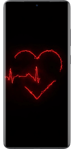 Heartbeat Lover Couple iPhone 8 Wallpapers Free Download