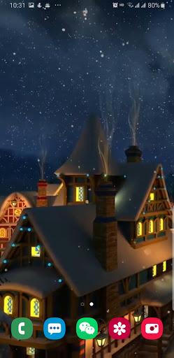Christmas Winter Snow Night - عکس برنامه موبایلی اندروید