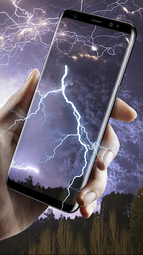 Thunderstorm 3D Live Wallpaper - Image screenshot of android app