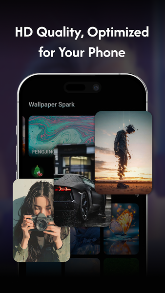 Wallpaper Spark Launcher - عکس برنامه موبایلی اندروید