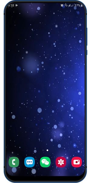 Shining Particles Wallpaper - Image screenshot of android app