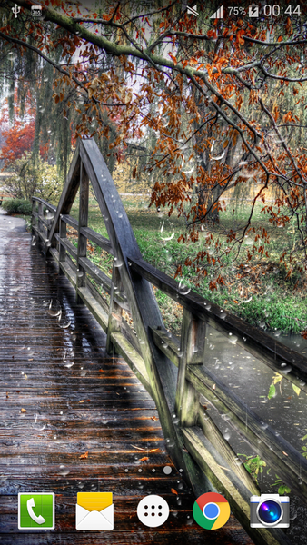 Raindrop Live Wallpaper - Image screenshot of android app