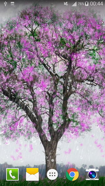 Raindrop Live Wallpaper - Image screenshot of android app