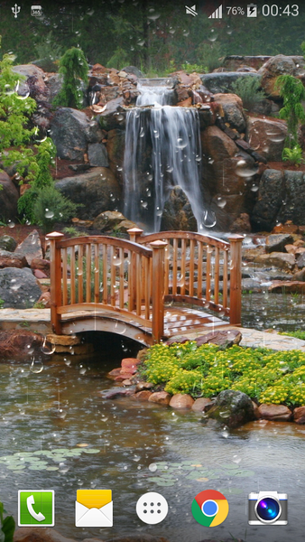 Raindrop Live Wallpaper - Image screenshot of android app