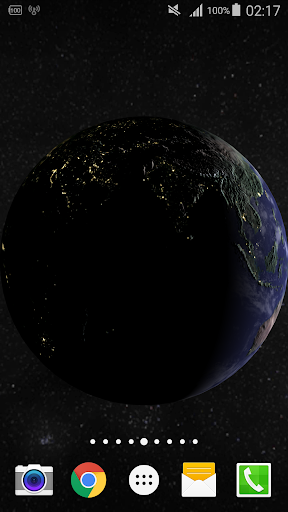 3D Earth Live Wallpaper PRO HD - Image screenshot of android app