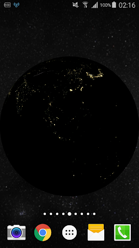 ۳D Earth Live Wallpaper PRO HD - عکس برنامه موبایلی اندروید