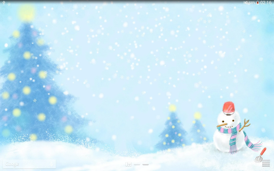 Christmas Night Live Wallpaper - Image screenshot of android app
