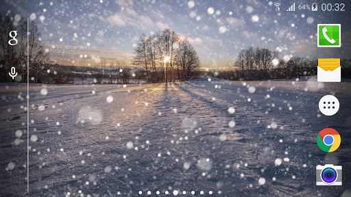 Winter Snow Live Wallpaper  HD - Image screenshot of android app