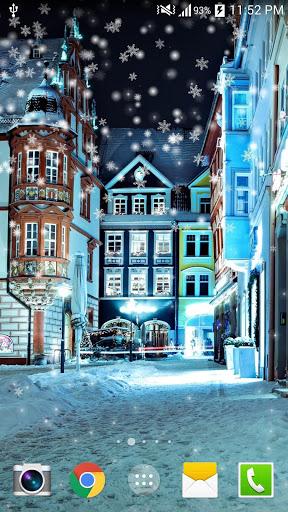 Snow Night Live Wallpaper HD - عکس برنامه موبایلی اندروید