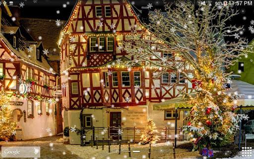 Snow Night Live Wallpaper HD - عکس برنامه موبایلی اندروید