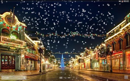 Snow Night Live Wallpaper HD - عکس برنامه موبایلی اندروید