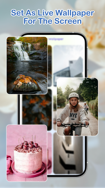 Transparent & Live Wallpaper - Image screenshot of android app