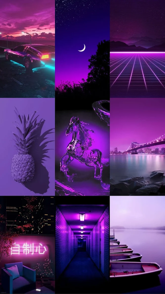 Purple Wallpaper - Image screenshot of android app