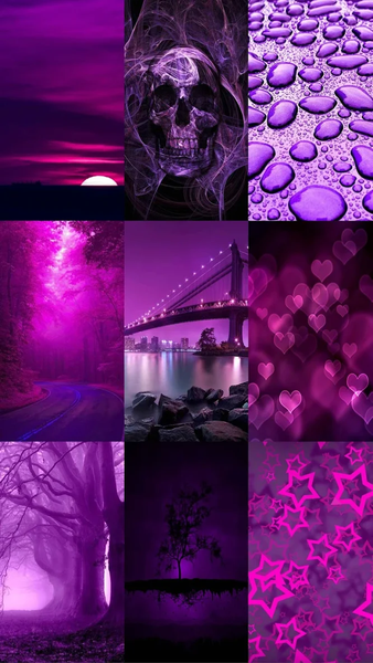 Purple Wallpaper - Image screenshot of android app