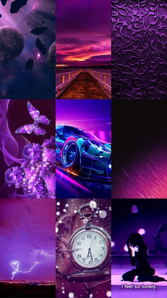 Purple Wallpaper - Image screenshot of android app
