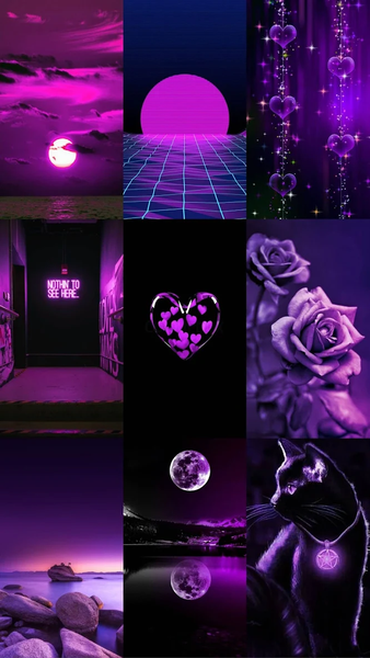 Purple Wallpaper - Image screenshot of android app