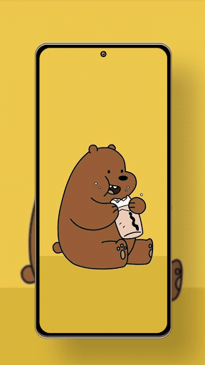 Cute Bear Wallpaper - Image screenshot of android app