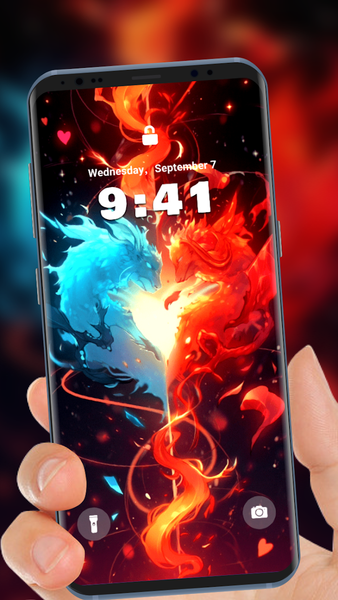 Homescreen: Wallpapers, AI art - Image screenshot of android app
