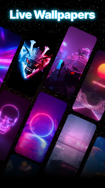Live Wallpapers - ۴K Wallpaper - عکس برنامه موبایلی اندروید