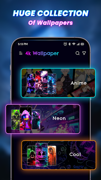 Live Wallpaper - Wallpapers ۴K - عکس برنامه موبایلی اندروید