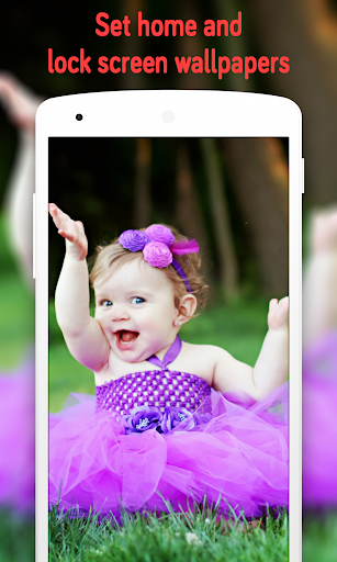 Cute Baby Wallpaper (4k) - عکس برنامه موبایلی اندروید