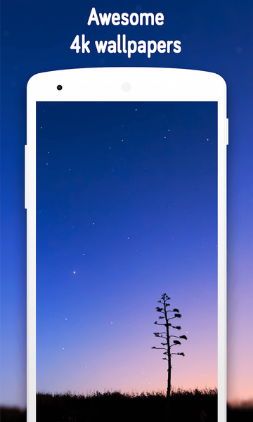 Night Sky Wallpaper (4k) - Image screenshot of android app