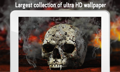 Skull Wallpaper (۴k) - عکس برنامه موبایلی اندروید