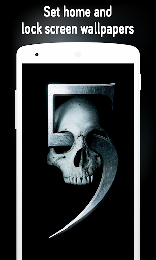 Skull Wallpaper (۴k) - عکس برنامه موبایلی اندروید