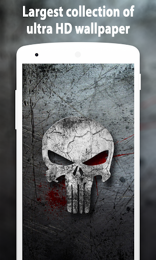 Skull Wallpaper (4k) - Image screenshot of android app