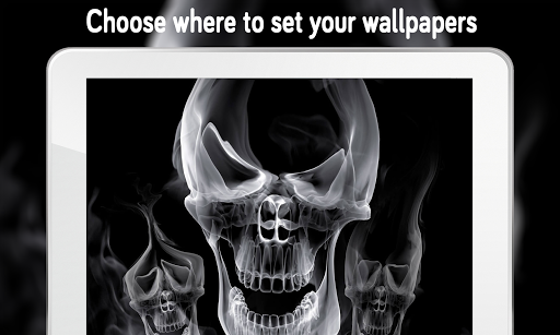 Skull Wallpaper (۴k) - عکس برنامه موبایلی اندروید