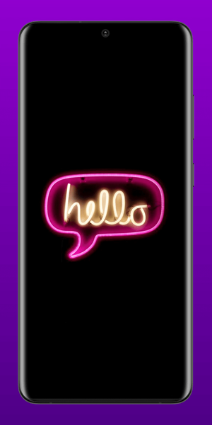 Glowing Neon Wallpaper 4K - Image screenshot of android app