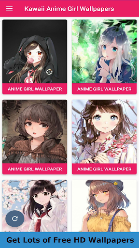 Kawaii Anime Girl Wallpaper - Image screenshot of android app