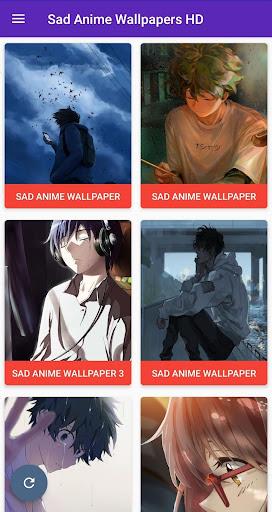 HD Sad Anime Wallpaper - Image screenshot of android app