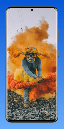 Smoke Bomb Wallpaper HD 4K - Image screenshot of android app