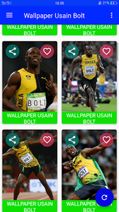 Wallpaper Usain Bolt - عکس برنامه موبایلی اندروید