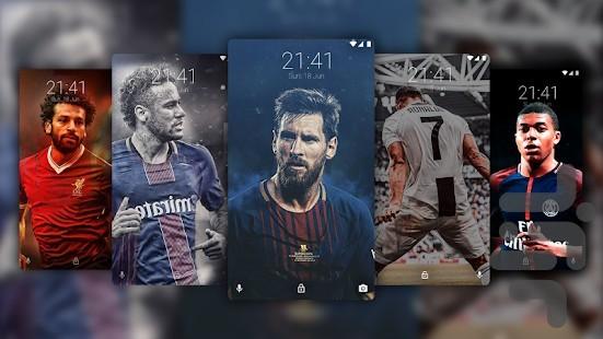 wallpaper soccer - Image screenshot of android app