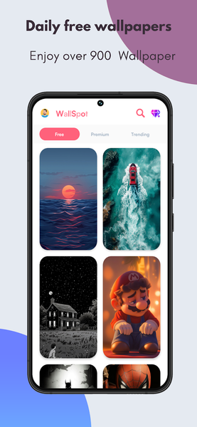 WallSpot - 4k Wallpapers - Image screenshot of android app