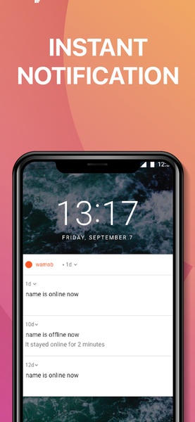 WaMob Online Lastseen Tracker - Image screenshot of android app