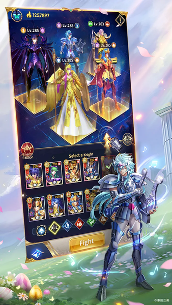 Saint Seiya: Legend of Justice - Gameplay image of android game