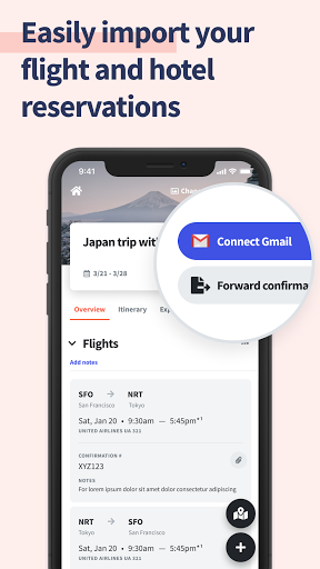 Wanderlog - Trip Planner App - Image screenshot of android app