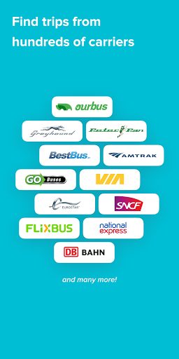 Wanderu: Bus & Train Tickets - عکس برنامه موبایلی اندروید