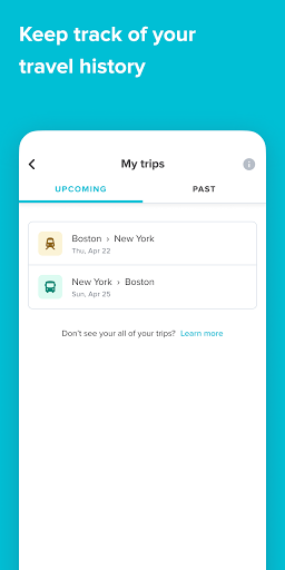 Wanderu: Bus & Train Tickets - عکس برنامه موبایلی اندروید