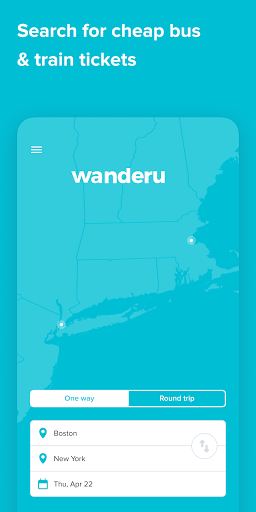 Wanderu: Bus & Train Tickets - عکس برنامه موبایلی اندروید
