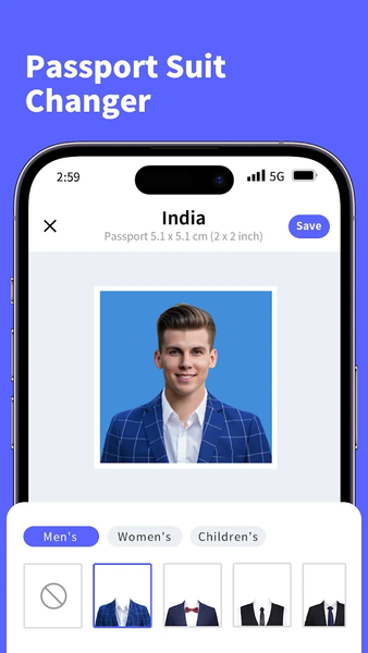 Vivid ID: Passport Photo Maker - عکس برنامه موبایلی اندروید