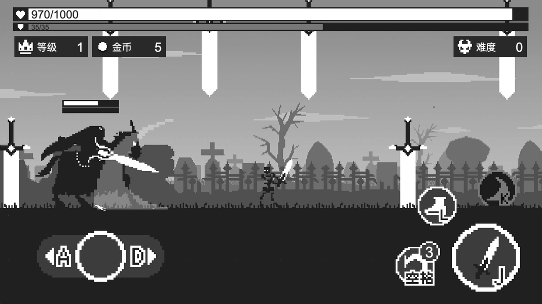 Shadow Ninja Fighter Fighting - Gameplay image of android game